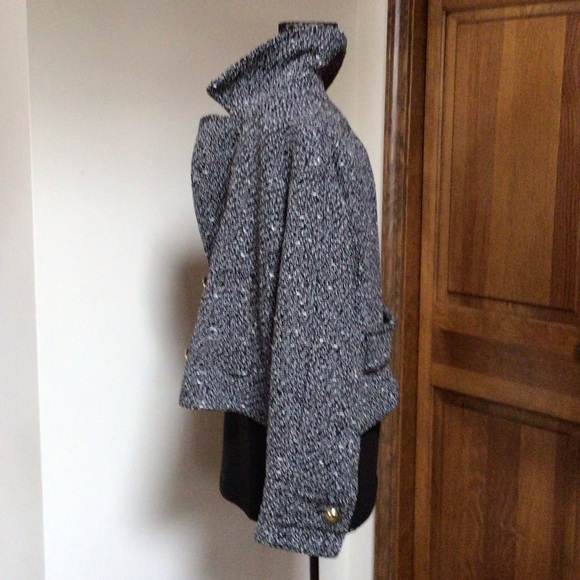 ZARA CROPPED TEXTURED BLAZER, Small, New with Tags - Picture 7 of 13